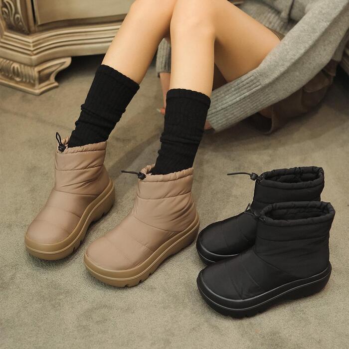 csy572 Padding ankle boots _ 2colors