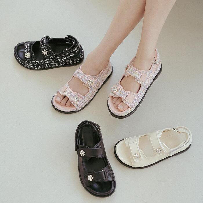 csy547 velcro sandals _ 4colors